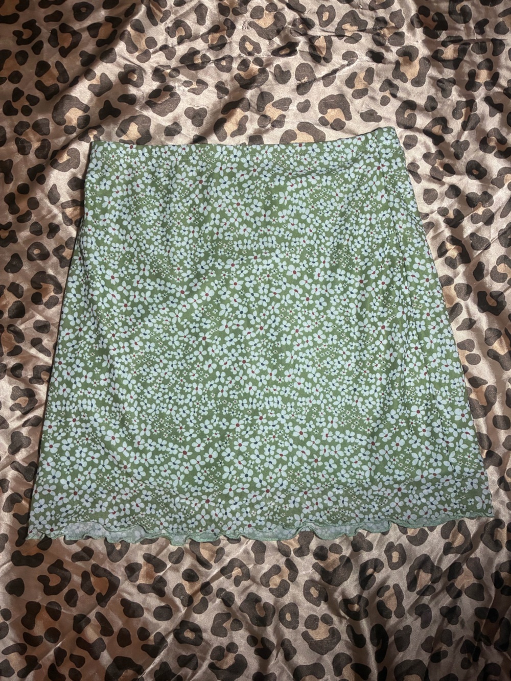 ⭒ adorable shein flower skirt